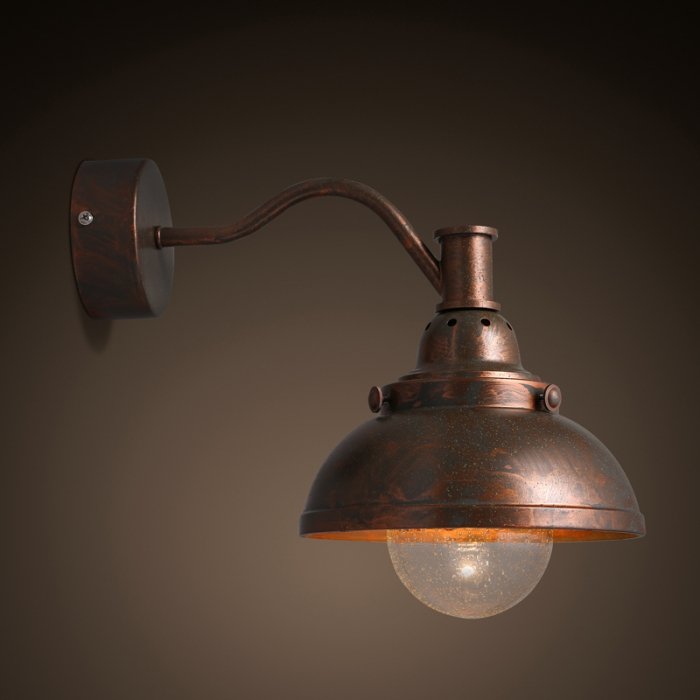 Настеный светильник Old Copper Bra Медь Настеный светильник Old Copper Bra Медь в Тюмени | Loft Concept
