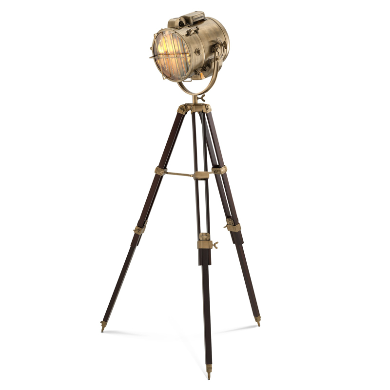 Торшер Eichholtz Floor Lamp Atlantic brass Латунь Коричневый Прозрачный Торшер Eichholtz Floor Lamp Atlantic brass Латунь Коричневый Прозрачный в Тюмени | Loft Concept
