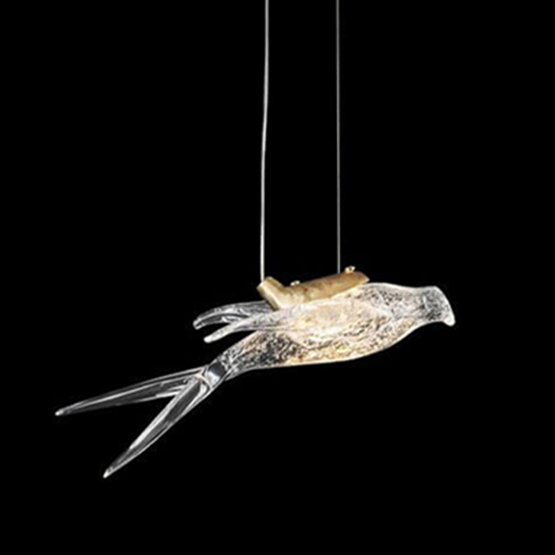 Подвесной светодиодный светильник The swallow nest Медь Прозрачный Подвесной светодиодный светильник The swallow nest Медь Прозрачный в Тюмени | Loft Concept