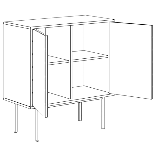 Шкаф-буфет с зеркальным декором Serena Cupboard Шкаф-буфет с зеркальным декором Serena Cupboard в Тюмени
