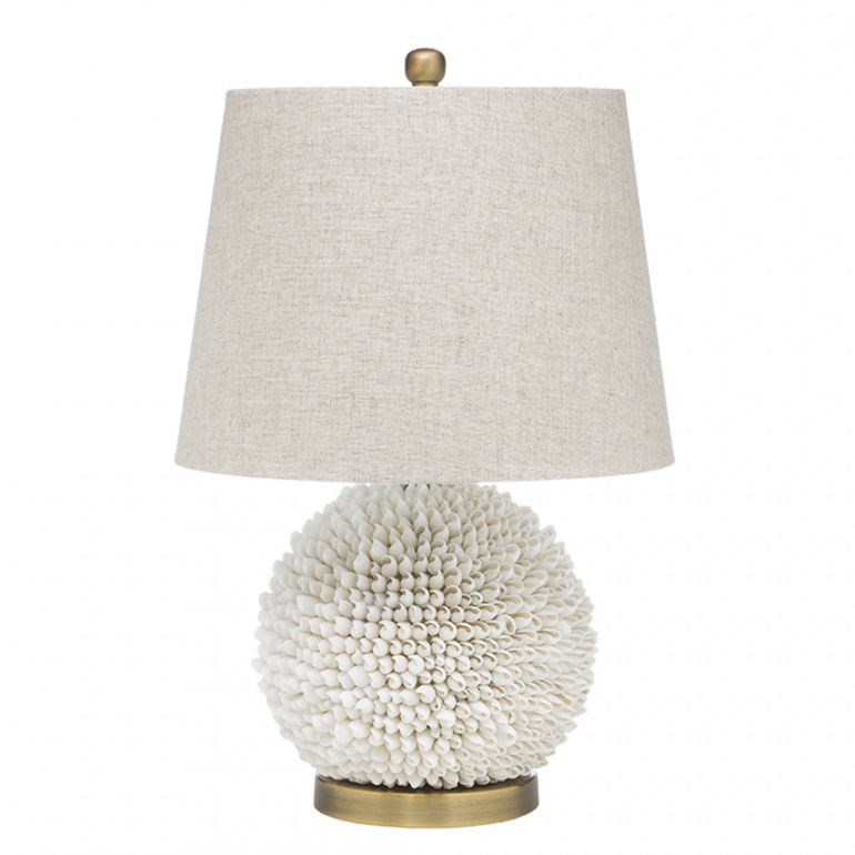 Настольная лампа Shell Lamp Бежевый Настольная лампа Shell Lamp Бежевый в Тюмени | Loft Concept