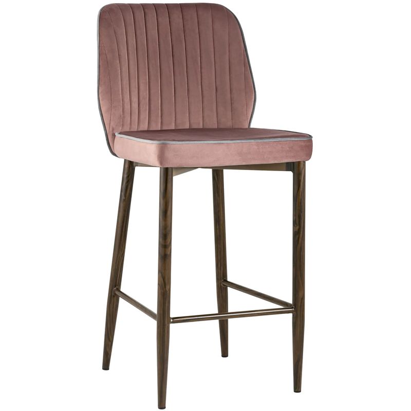 Стул Lawrence Chair Пыльно-Розовый Серый кант Розовый пастельный Светло-серый Коричневый Стул Lawrence Chair Пыльно-Розовый Серый кант Розовый пастельный Светло-серый Коричневый в Тюмени | Loft Concept