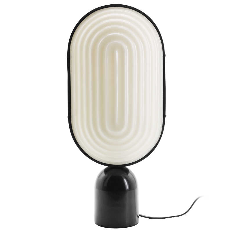 Настольная лампа Rosetta Table Lamp Черный Белый Настольная лампа Rosetta Table Lamp Черный Белый в Тюмени | Loft Concept