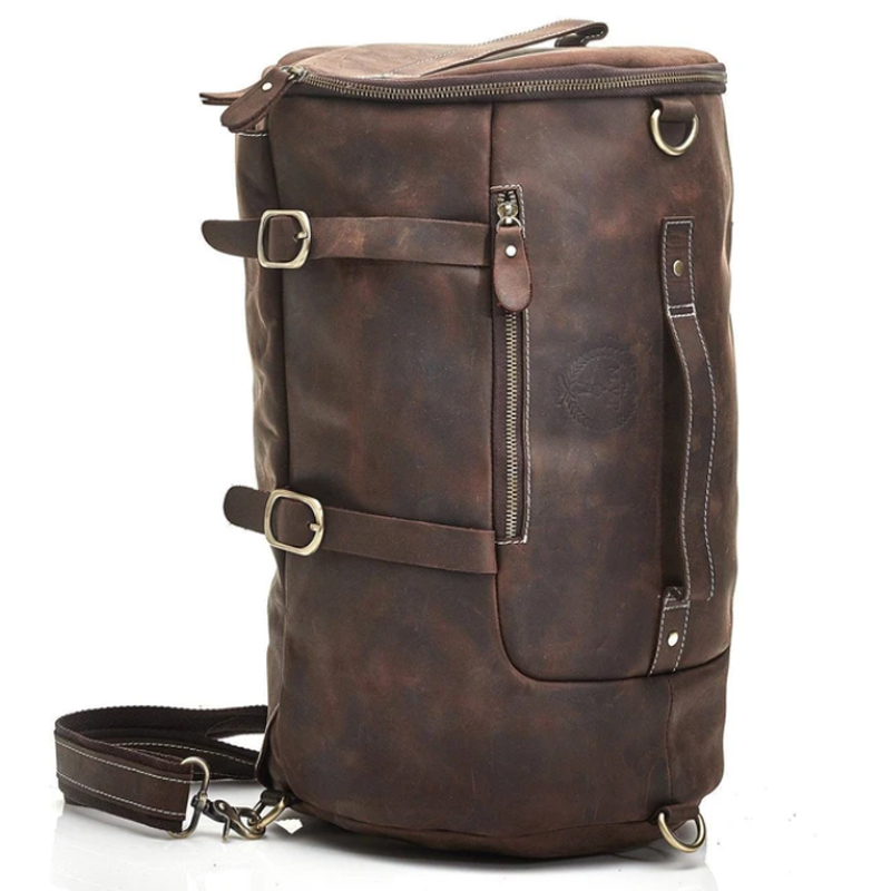 Сумка-рюкзак из коричневой винтажной кожи HERITAGE BROWN LEATHER RUCKSACK Коричневый винтаж Сумка-рюкзак из коричневой винтажной кожи HERITAGE BROWN LEATHER RUCKSACK Коричневый винтаж в Тюмени | Loft Concept