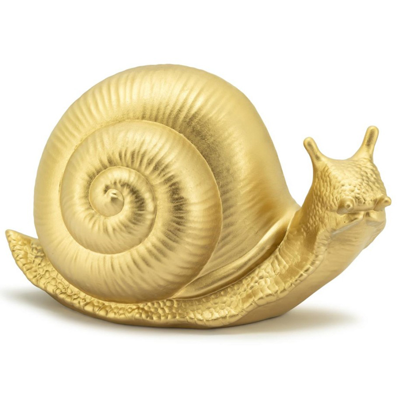 Статуэтка Abhika Snail Bisc. Gold Золотой Статуэтка Abhika Snail Bisc. Gold Золотой в Тюмени | Loft Concept