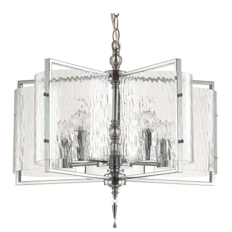 Люстра Karissa Chrome Chandelier 48 Хром Прозрачный (Transparent) Люстра Karissa Chrome Chandelier 48 Хром Прозрачный (Transparent) в Тюмени | Loft Concept