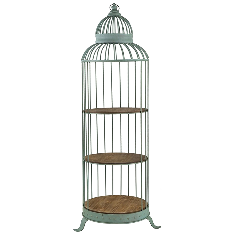 Стеллаж металлический CAGE RACK Голубой Стеллаж металлический CAGE RACK Голубой в Тюмени | Loft Concept