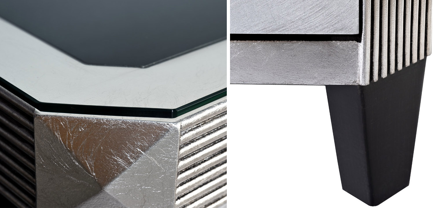 Комод в стиле Арт-деко Tarciso Chest of drawers Серебристый - фото №2