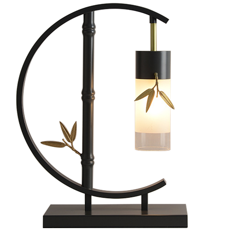 Настольная лампа Bamboo Chinese Style Modern Table Lamp Черный Золотой Прозрачный Белое матовое стекло Настольная лампа Bamboo Chinese Style Modern Table Lamp Черный Золотой Прозрачный Белое матовое стекло в Тюмени | Loft Concept
