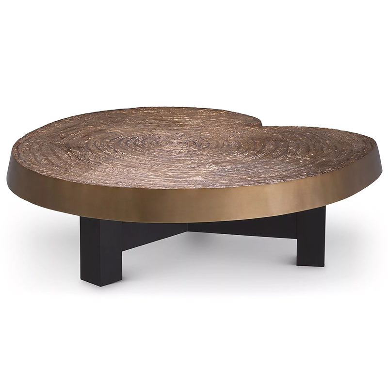 Кофейный стол Eichholtz Coffee Table Anabelle Черный Золотой Кофейный стол Eichholtz Coffee Table Anabelle Черный Золотой в Тюмени | Loft Concept