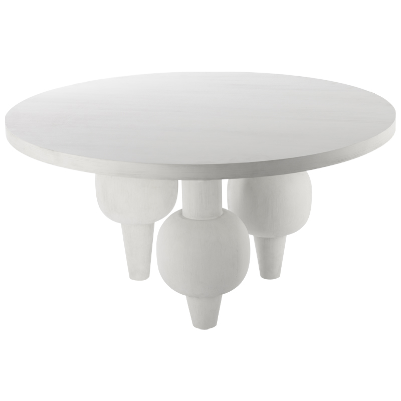 Обеденный стол Rondel Dinner Table Белый Обеденный стол Rondel Dinner Table Белый в Тюмени | Loft Concept