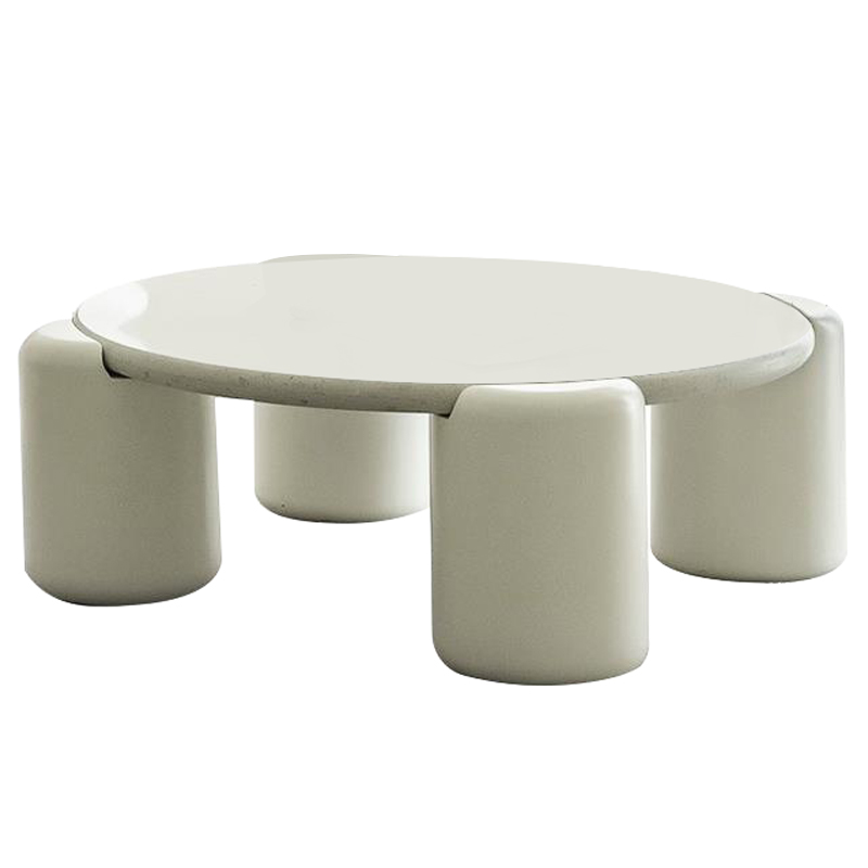 Кофейный стол Dean Coffee Table Бежево-серый Молочный Кофейный стол Dean Coffee Table Бежево-серый Молочный в Тюмени | Loft Concept