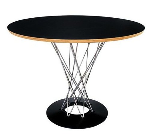 Стол Noguchi Cyclone Белый Черный Стол Noguchi Cyclone Белый Черный в Тюмени | Loft Concept