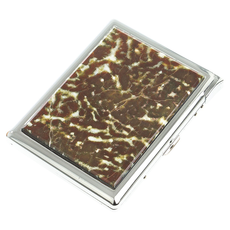 Портсигар с газовой зажигалкой из натурального камня Офит Благородный Stone Cigarettes Cases Коричневый Серебряный Портсигар с газовой зажигалкой из натурального камня Офит Благородный Stone Cigarettes Cases Коричневый Серебряный в Тюмени | Loft Concept