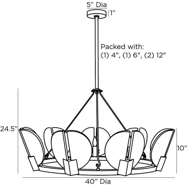 Люстра Arteriors SIERRA CHANDELIER GOLD Люстра Arteriors SIERRA CHANDELIER GOLD в Тюмени