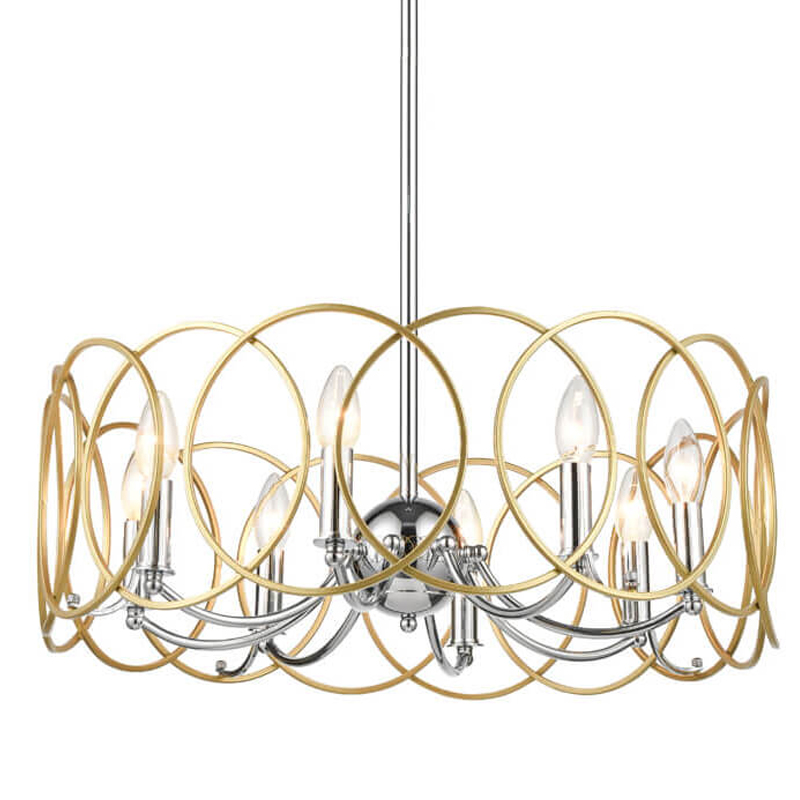 Люстра Jasira Chandelier Хром Золотой Люстра Jasira Chandelier Хром Золотой в Тюмени | Loft Concept