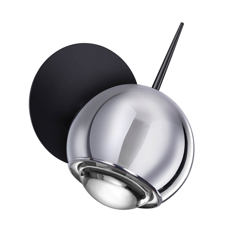 Бра Ivor Sconce Chromium Хром Черный Бра Ivor Sconce Chromium Хром Черный в Тюмени | Loft Concept
