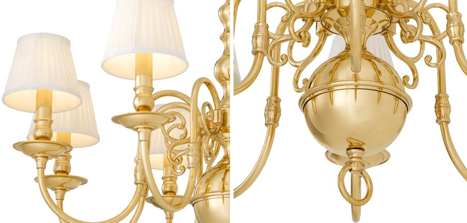 Люстра Eichholtz Chandelier Bourbon Brass - Loft-Concept в Тюмени