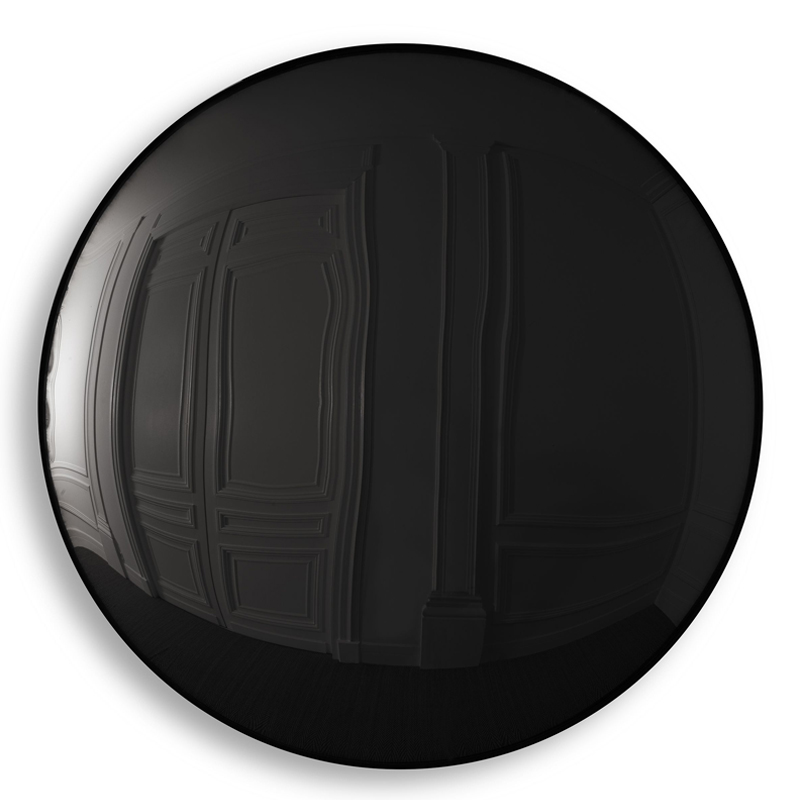 Настенный декор Eichholtz Mirror Pacifica Black Глянцевый черный Черный Настенный декор Eichholtz Mirror Pacifica Black Глянцевый черный Черный в Тюмени | Loft Concept