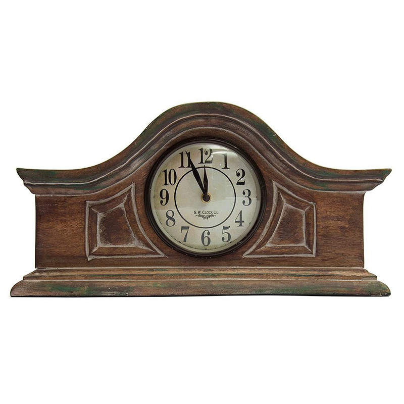 Настольные часы Classic Table Clock mango tree Древесина Настольные часы Classic Table Clock mango tree Древесина в Тюмени | Loft Concept