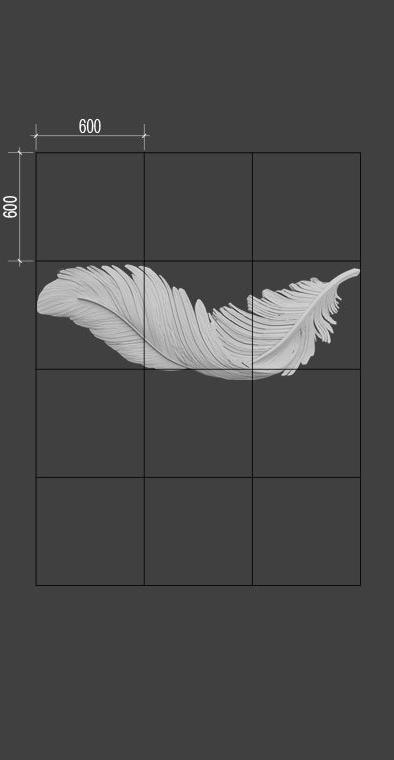 Барельеф FEATHER Барельеф FEATHER в Тюмени