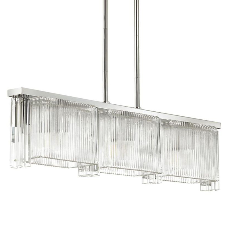 Люстра Madelen Chrome Linear Chandelier Хром Прозрачный (Transparent) Люстра Madelen Chrome Linear Chandelier Хром Прозрачный (Transparent) в Тюмени | Loft Concept