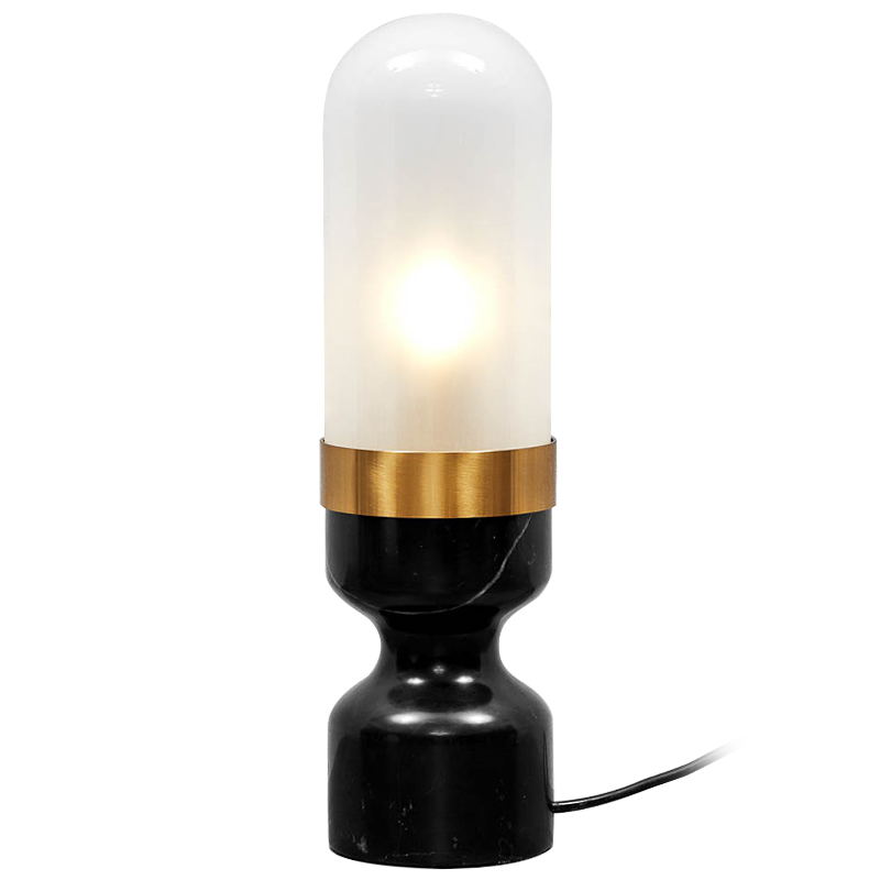 Настольная лампа Arun Lamp Черный Белый Золотой Настольная лампа Arun Lamp Черный Белый Золотой в Тюмени | Loft Concept