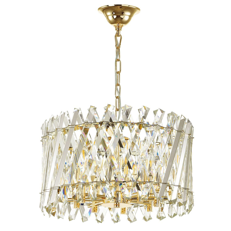 Люстра Crystal Crossed Stripes Gold Золотой Люстра Crystal Crossed Stripes Gold Золотой в Тюмени | Loft Concept