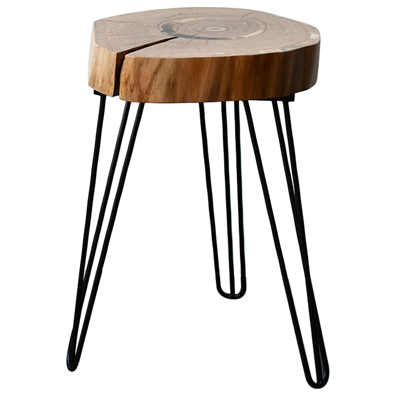 Приставной стол Morley Industrial Metal Rust Side Table Светлый дуб Черный Приставной стол Morley Industrial Metal Rust Side Table Светлый дуб Черный в Тюмени | Loft Concept