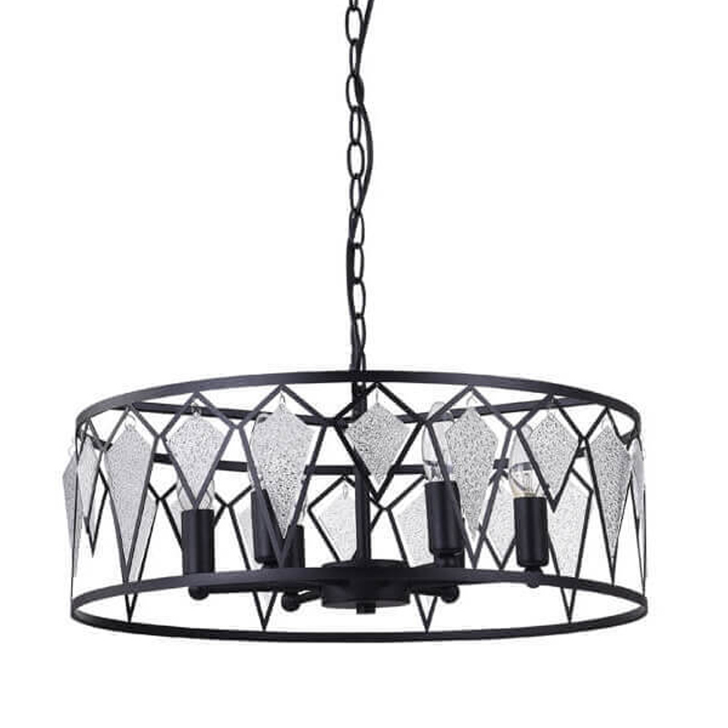 Люстра Glass Lozenges D51 Черный Люстра Glass Lozenges D51 Черный в Тюмени | Loft Concept