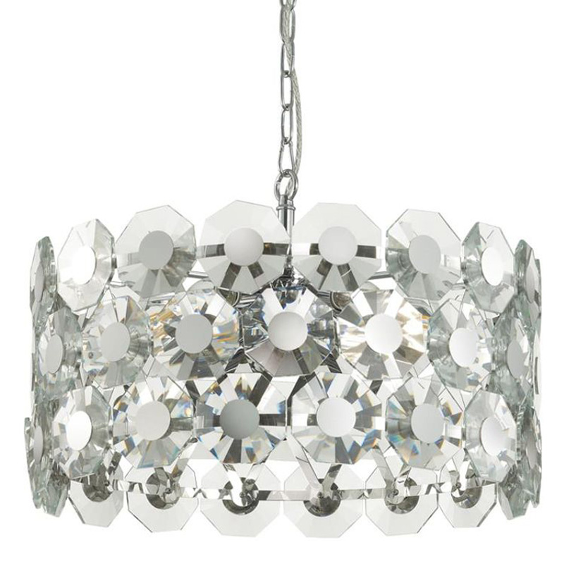 Люстра Crystal Octagons Chrome Хром Прозрачное Стекло Люстра Crystal Octagons Chrome Хром Прозрачное Стекло в Тюмени | Loft Concept