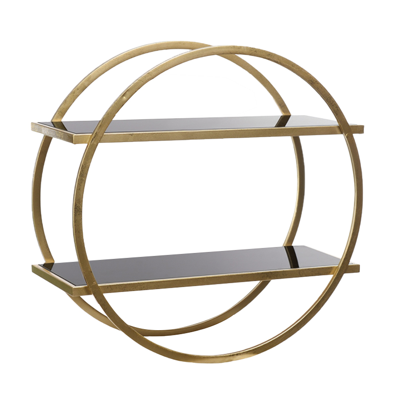 Полка Circle Gold Золотой Желтый Полка Circle Gold Золотой Желтый в Тюмени | Loft Concept