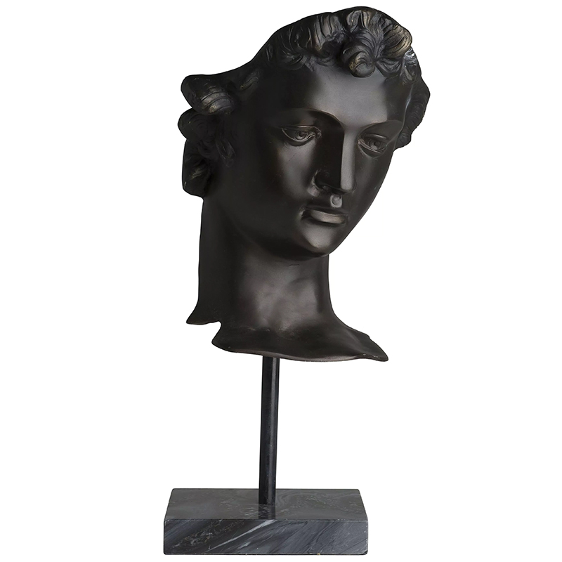 Декоративная статуэтка Eichholtz Head David Темная бронза Черный Мрамор Nero Декоративная статуэтка Eichholtz Head David Темная бронза Черный Мрамор Nero в Тюмени | Loft Concept