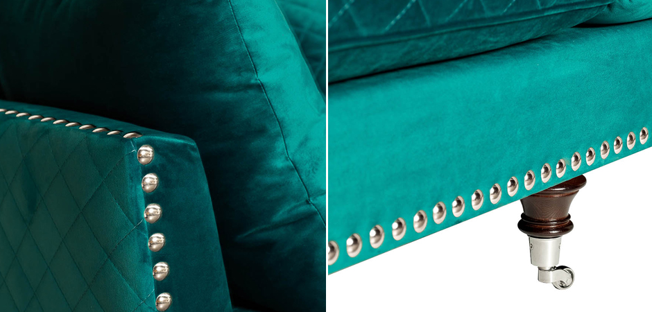 Диван Giorgio Sofa Turquoise Диван Giorgio Sofa Turquoise - Loft-Concept в Тюмени