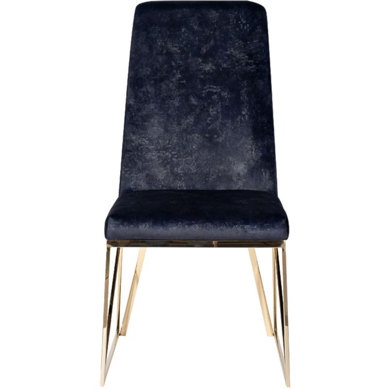 Стул барный Blave DARK BLUE Темно-синий Золотой Стул барный Blave DARK BLUE Темно-синий Золотой в Тюмени | Loft Concept