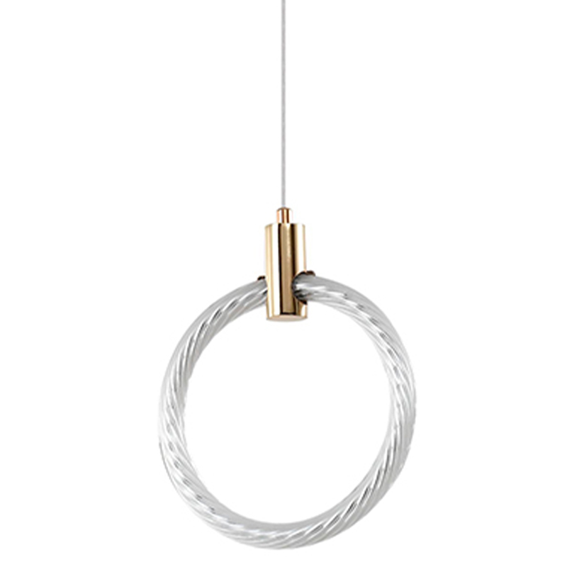 Подвесной светильник светодиодный в виде кольца Lighting Rings Gold Золотой Белый Подвесной светильник светодиодный в виде кольца Lighting Rings Gold Золотой Белый в Тюмени | Loft Concept