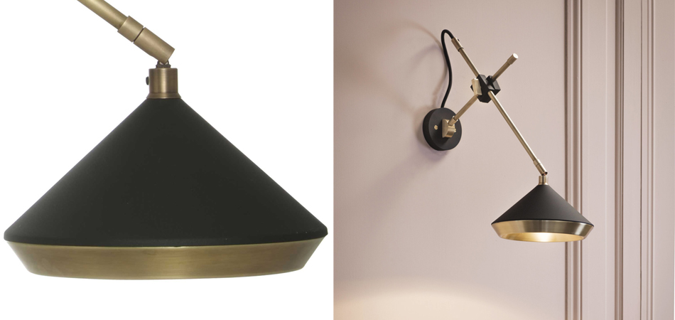 Бра Bert Frank SHEAR SHEAR WALL LIGHT Черный Бра Bert Frank SHEAR SHEAR WALL LIGHT Черный - Loft-Concept в Тюмени