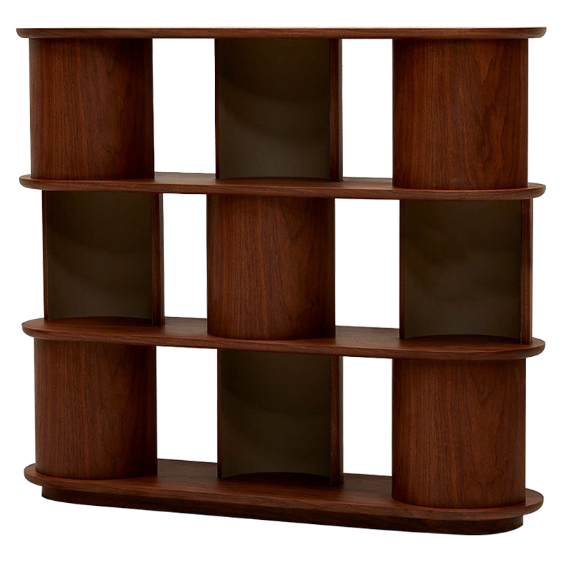 Стеллаж Zacharie Brown Wood Rack Коричневый Стеллаж Zacharie Brown Wood Rack Коричневый в Тюмени | Loft Concept