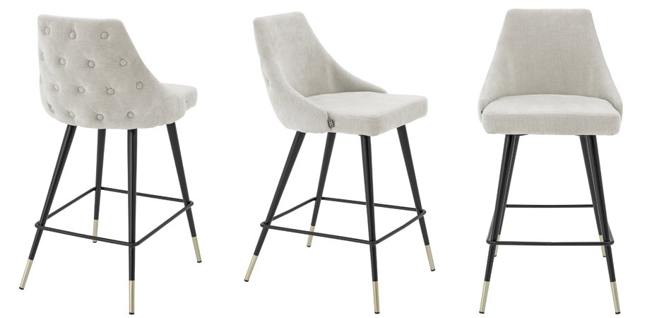 Полубарный стул Eichholtz Counter Stool Cedro Sand Полубарный стул Eichholtz Counter Stool Cedro Sand - Loft-Concept в Тюмени