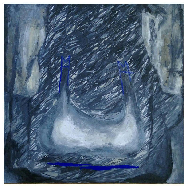 Картина Blue Abstract Still Life Синий Картина Blue Abstract Still Life Синий в Тюмени | Loft Concept