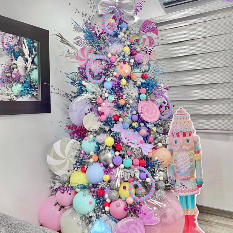 Дизайнерская Елка Премиум с Ярким Розовым Декором Christmas Tree Fun Game Кремовый Белый Розовый Лиловый Голубой Сиреневый Дизайнерская Елка Премиум с Ярким Розовым Декором Christmas Tree Fun Game Кремовый Белый Розовый Лиловый Голубой Сиреневый в Тюмени | Loft Concept