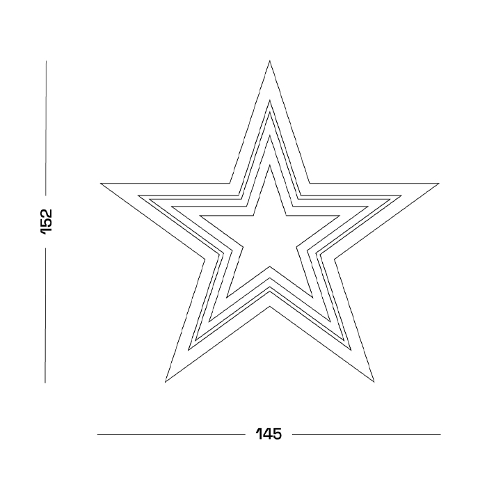 Дизайнерский ковер в виде звезды Poltronova Tappeto Stella Grey Navy Blue Rug Дизайнерский ковер в виде звезды Poltronova Tappeto Stella Grey Navy Blue Rug в Тюмени