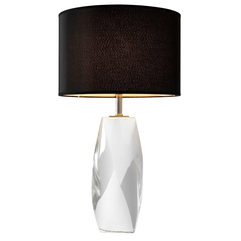Настольная лампа Eichholtz Table Lamp Titan Кристалл (Crystal) Черный Настольная лампа Eichholtz Table Lamp Titan Кристалл (Crystal) Черный в Тюмени | Loft Concept