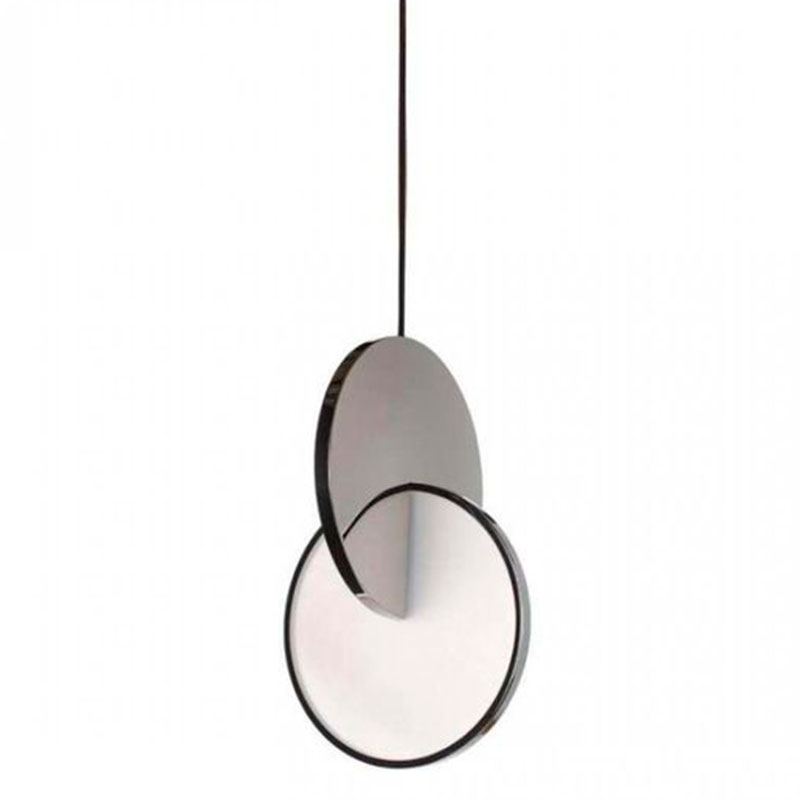 Подвесной светильник Eclipse Pendant Light Сhrome Хром Белый Подвесной светильник Eclipse Pendant Light Сhrome Хром Белый в Тюмени | Loft Concept