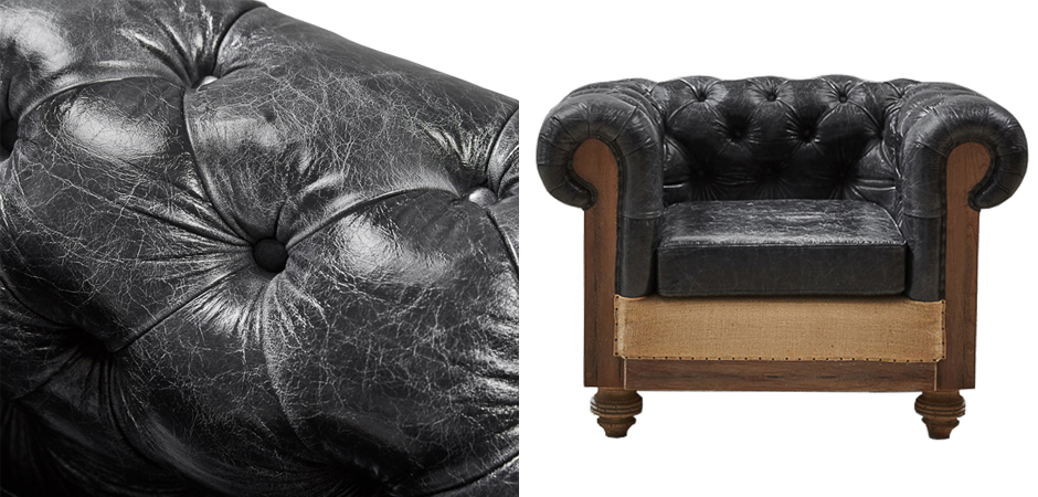 Кресло Deconstructed Chesterfield Armchair Кресло Deconstructed Chesterfield Armchair - Loft-Concept в Тюмени