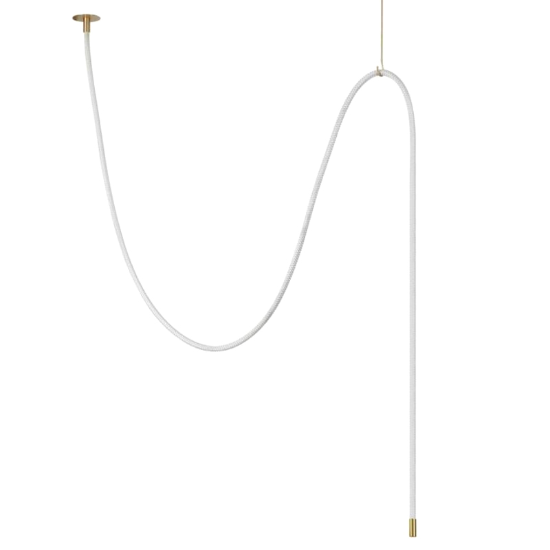 Подвесной Светильник LUKE LAMPCO TRACER LAMP 4м Белый Золотой Подвесной Светильник LUKE LAMPCO TRACER LAMP 4м Белый Золотой в Тюмени | Loft Concept