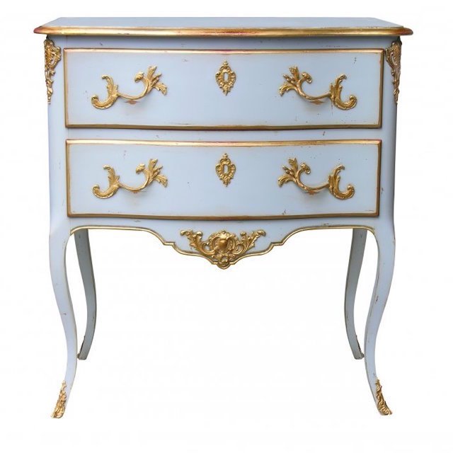 Комод L.XV CHEST OF DRAWERS Bleu nordic Бронза Голубой пастельный Комод L.XV CHEST OF DRAWERS Bleu nordic Бронза Голубой пастельный в Тюмени | Loft Concept