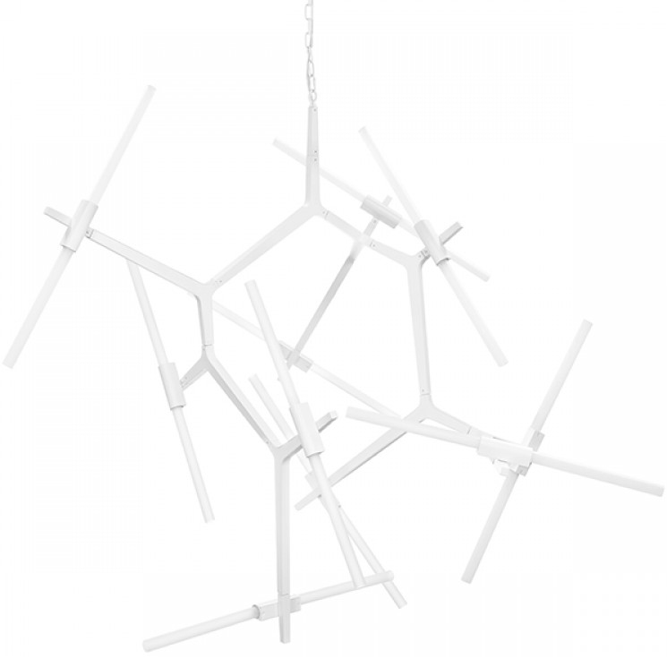 Люстра Агнес Chandelier White 20 Белый в Тюмени | Loft Concept 