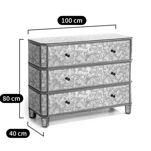 Комод зеркальный Glorious Chest of Drawers Комод зеркальный Glorious Chest of Drawers в Тюмени