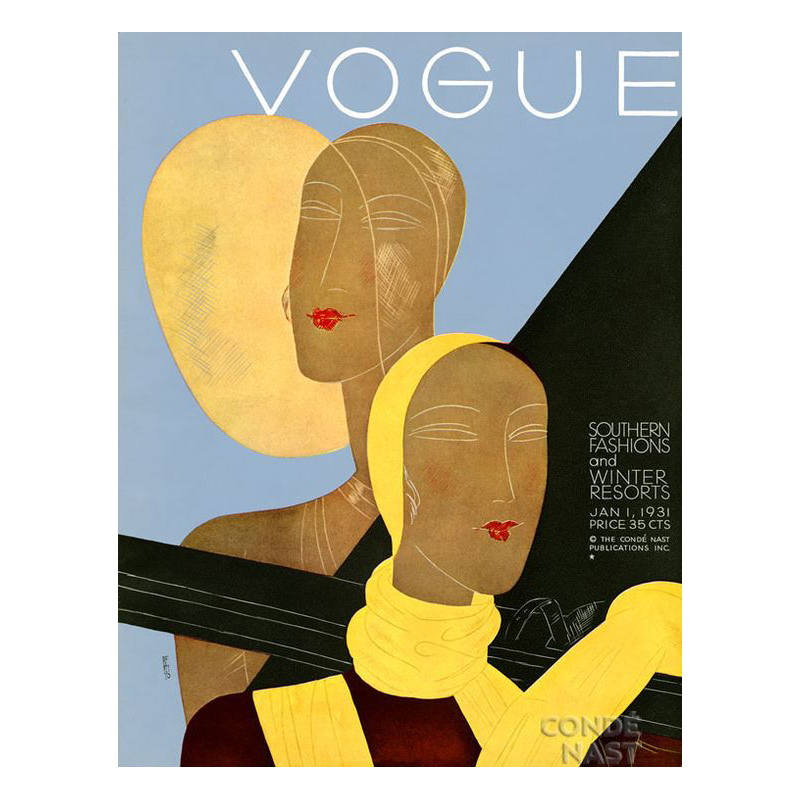 Постер Vogue Retro Мульти Постер Vogue Retro Мульти в Тюмени | Loft Concept